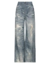 Diesel Woman Jeans Blue Size 26 Cotton, Nylon In Blue