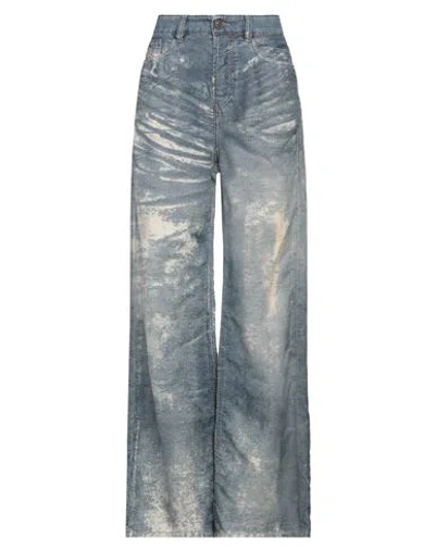 Diesel Woman Jeans Blue Size 26 Cotton, Nylon