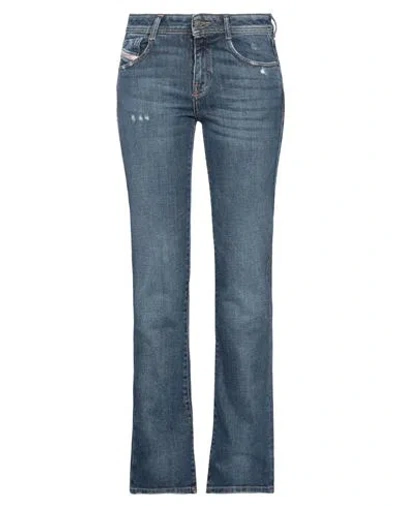 Diesel Woman Jeans Blue Size 26w-30l Cotton, Elastane
