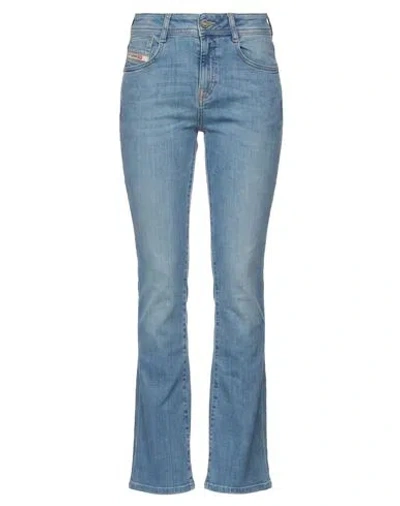 Diesel Woman Jeans Blue Size 26w-30l Cotton, Elastane