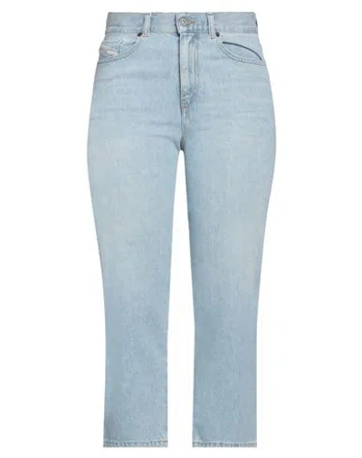 Diesel Woman Jeans Blue Size 27w-30l Cotton, Hemp