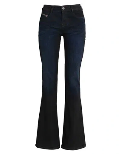 Diesel Woman Jeans Blue Size 28w-32l Cotton, Elastane