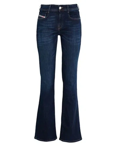 Diesel Woman Jeans Blue Size 28w-32l Cotton, Elastane