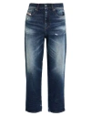 Diesel Woman Jeans Blue Size 28w-32l Cotton, Elastane