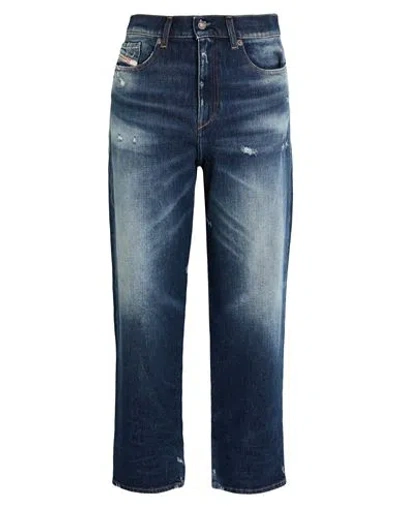 Diesel Woman Jeans Blue Size 28w-32l Cotton, Elastane
