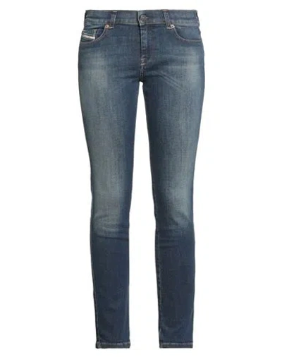 Diesel Woman Jeans Blue Size 28w-32l Cotton, Elastane