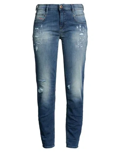 Diesel Woman Jeans Blue Size 29 Cotton, Polyester, Elastane