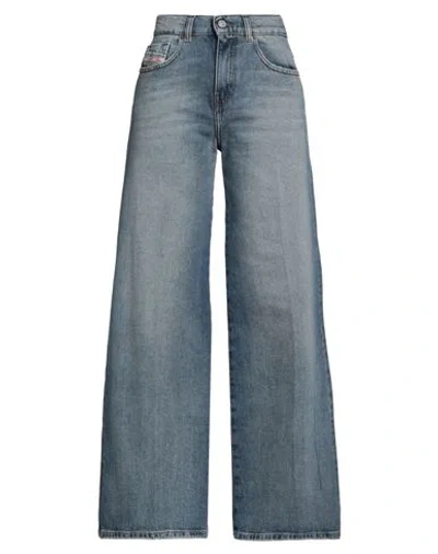Diesel Woman Jeans Blue Size 29w-30l Cotton, Elastane