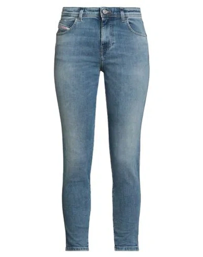 Diesel Woman Jeans Blue Size 29w-30l Cotton, Elastane
