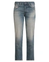 Diesel Woman Jeans Blue Size 29w-30l Cotton, Elastane In Gray