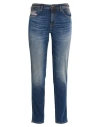 Diesel Woman Jeans Blue Size 29w-32l Cotton, Elastane