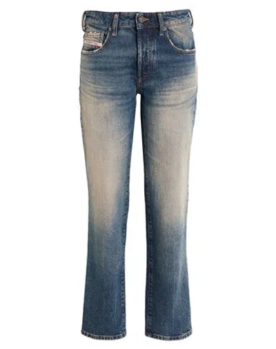 Diesel Woman Jeans Blue Size 29w-32l Cotton, Elastane