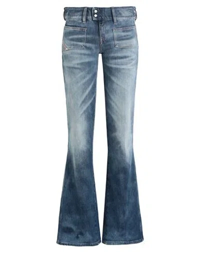 Diesel Woman Jeans Blue Size 29w-32l Cotton, Elastane