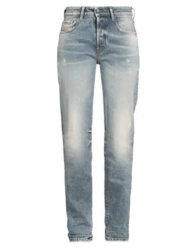 Diesel Woman Jeans Blue Size 29w-32l Cotton, Hemp, Elastane