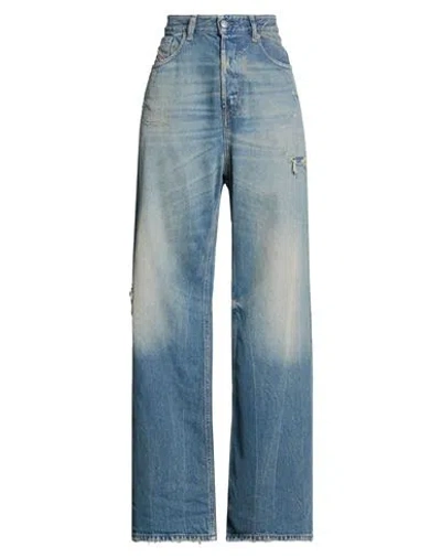 Diesel Woman Jeans Blue Size 29w-30l Cotton
