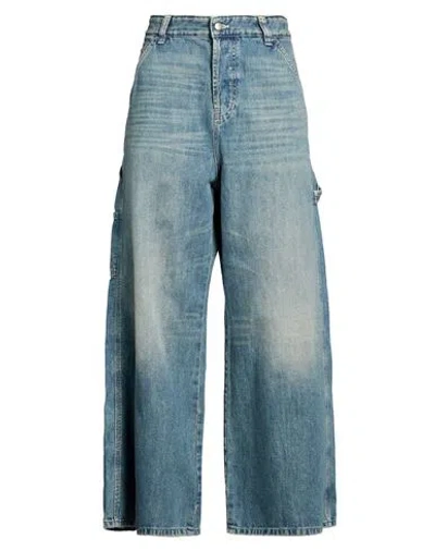 Diesel Woman Jeans Blue Size 29w-30l Cotton In Black