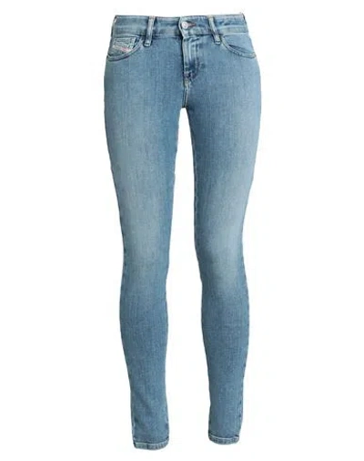 Diesel Woman Jeans Blue Size 29w-32l Cotton, Modal, Elastomultiester, Elastane