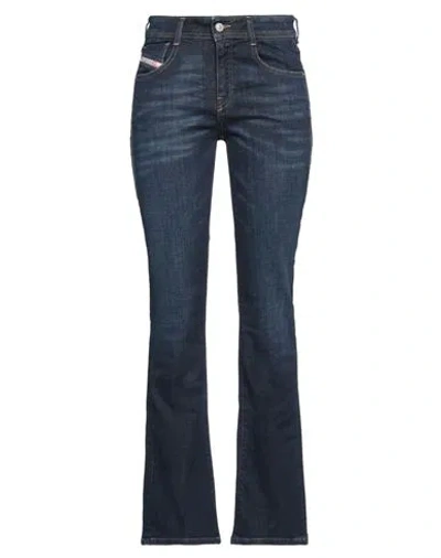 Diesel Woman Jeans Blue Size 30w-30l Cotton, Elastane