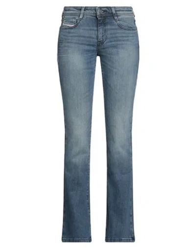 Diesel Woman Jeans Blue Size 30w-30l Cotton, Elastane
