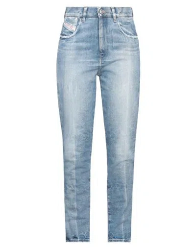 Diesel Woman Jeans Blue Size 30w-30l Cotton, Polyester, Elastane