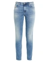 Diesel Woman Jeans Blue Size 30w-32l Cotton, Elastane