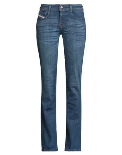 Diesel Woman Jeans Blue Size 30w-32l Cotton, Elastomultiester, Elastane