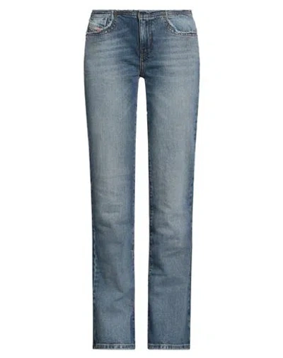 Diesel Woman Jeans Blue Size 31w-30l Cotton, Elastane
