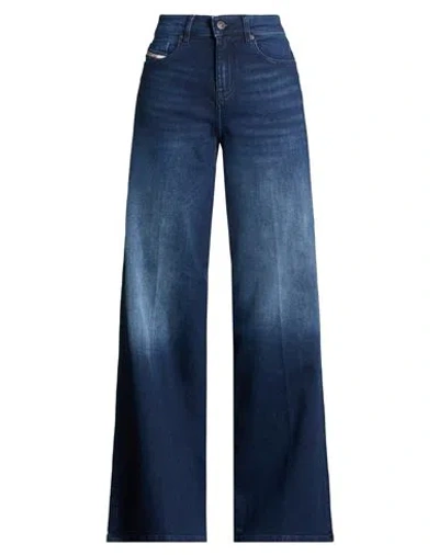 Diesel Woman Jeans Blue Size 31w-30l Cotton, Elastane