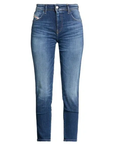 Diesel Woman Jeans Blue Size 31w-30l Cotton, Elastane