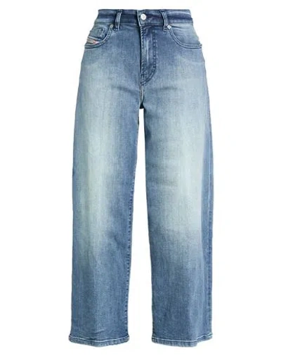 Diesel Woman Jeans Blue Size 31w-30l Cotton, Elastane