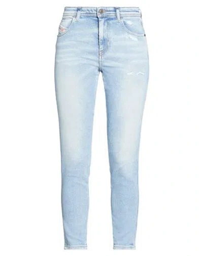 Diesel Woman Jeans Blue Size 31w-30l Cotton, Elastane
