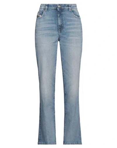 Diesel Woman Jeans Blue Size 30w-30l Cotton, Elastane