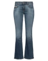 Diesel Woman Jeans Blue Size 27w-30l Cotton, Elastane In Blue