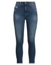Diesel Woman Jeans Blue Size 31w-30l Cotton, Elastomultiester, Elastane In Blue
