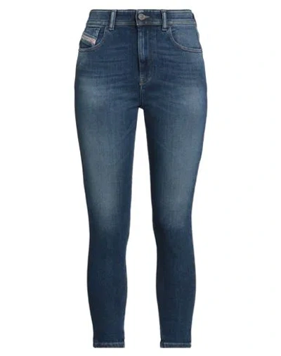 Diesel Woman Jeans Blue Size 31w-30l Cotton, Elastomultiester, Elastane