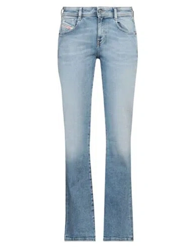 Diesel Woman Jeans Blue Size 30w-30l Cotton, Elastomultiester, Elastane