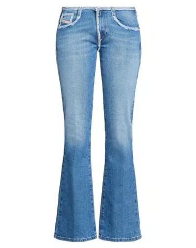 Diesel Woman Jeans Blue Size 31w-30l Cotton, Polyester, Elastane