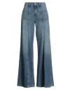 Diesel Woman Jeans Blue Size 31w-32l Cotton In Blue