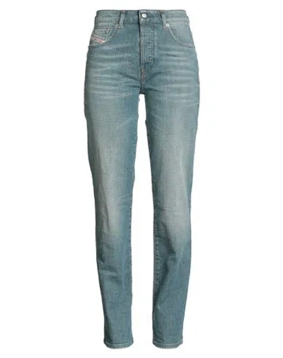 Diesel Woman Jeans Blue Size 31w-32l Cotton, Elastane