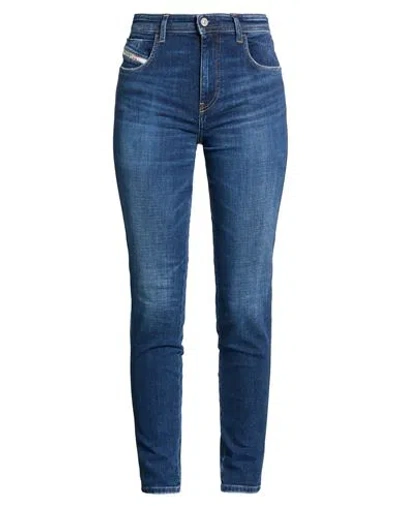 Diesel Woman Jeans Blue Size 31w-32l Cotton, Elastane