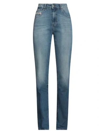 Diesel Woman Jeans Blue Size 31w-32l Cotton, Elastane