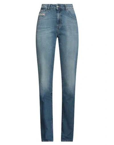 Diesel Woman Jeans Blue Size 28w-32l Cotton, Elastane