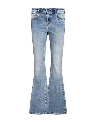 Diesel Woman Jeans Blue Size 31w-30l Cotton, Elastane