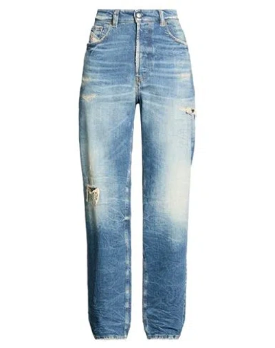 Diesel Woman Jeans Blue Size 31w-30l Cotton, Hemp, Elastane