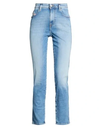 Diesel Woman Jeans Blue Size 31w-32l Cotton, Elastane