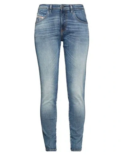 Diesel Woman Jeans Blue Size 31w-32l Cotton, Elastane