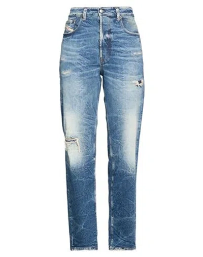 Diesel Woman Jeans Blue Size 31w-32l Cotton, Hemp, Elastane