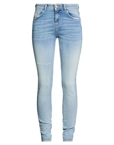 Diesel Woman Jeans Blue Size 31w-32l Cotton, Modal, Elastomultiester, Elastane