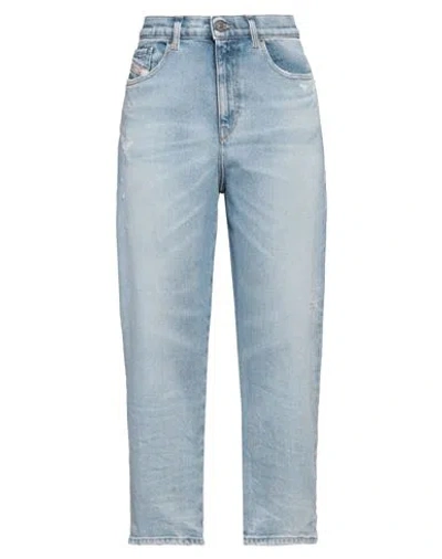 Diesel Woman Jeans Blue Size 32w-30l Cotton, Elastane