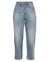 Diesel Woman Jeans Blue Size 27w-30l Cotton, Elastane In Blue
